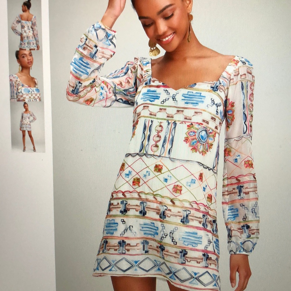 Ali and Jay Embroidered Dress